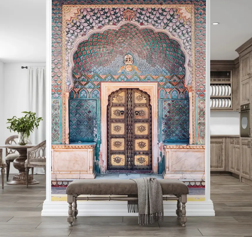 Indian Palace Door Wall Mural