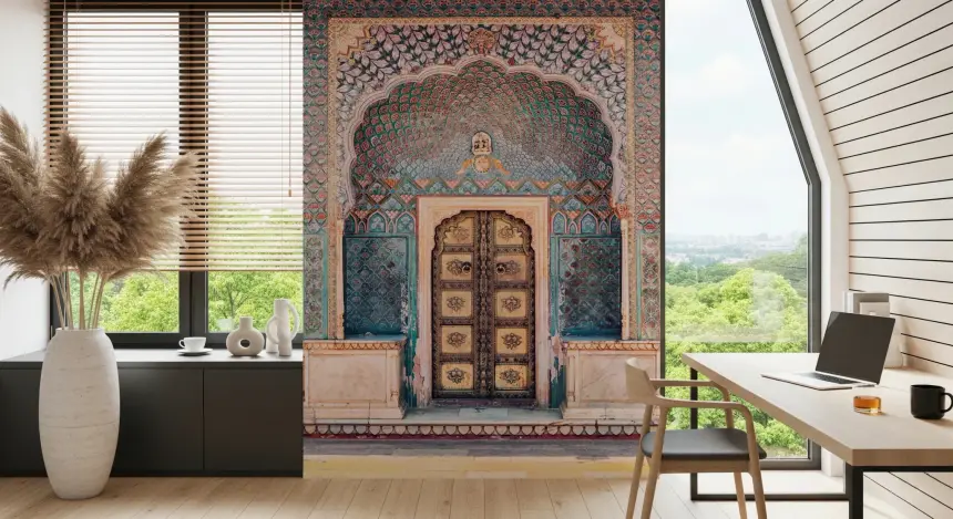 Indian Palace Door Wall Mural