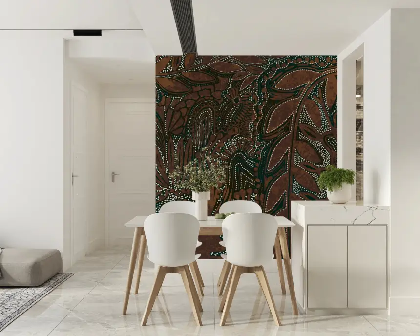 Indigenous Forest Wall Mural