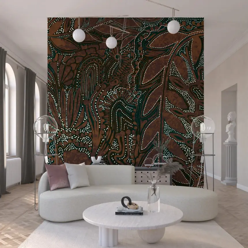 Indigenous Forest Wall Mural