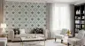Contemporary Damask Floral Tile Wallpaper 6