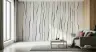 Abstract Brushstroke Lines Wall Mural 8