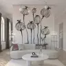 Abstract Ink Pods Modern Wall Mural 7