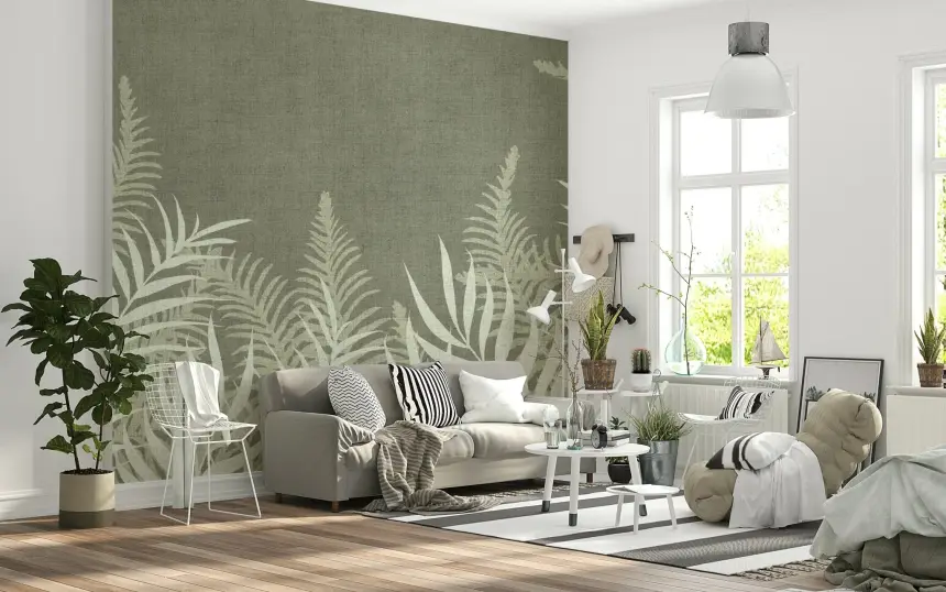 Into the Jungle Sage Wall Mural