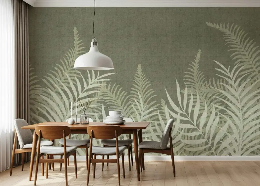 Into the Jungle Sage Wall Mural