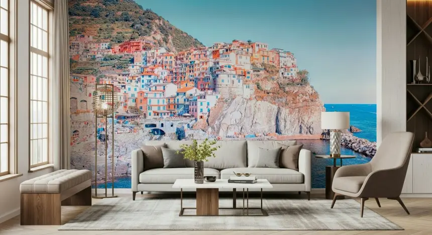 Italian Village Wall Mural