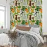 Playful Jungle Safari Animals Wallpaper 6