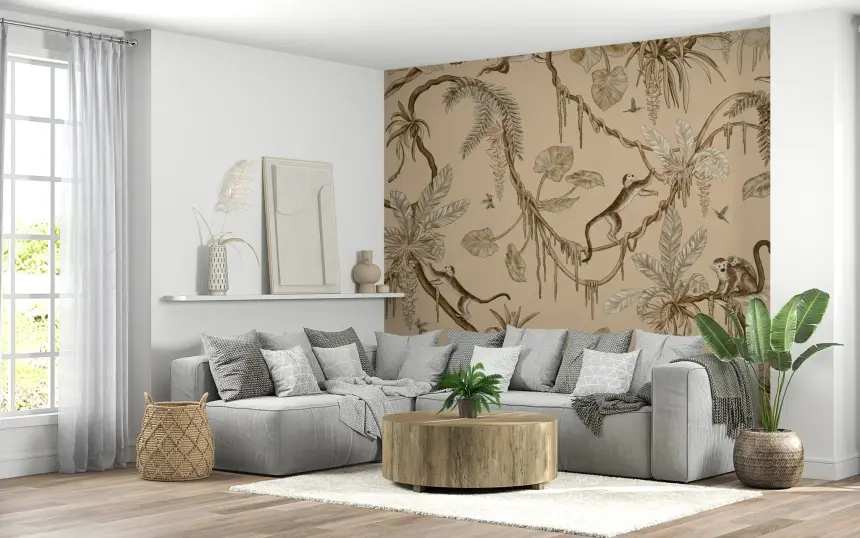 Jungle Escapade Wall Mural