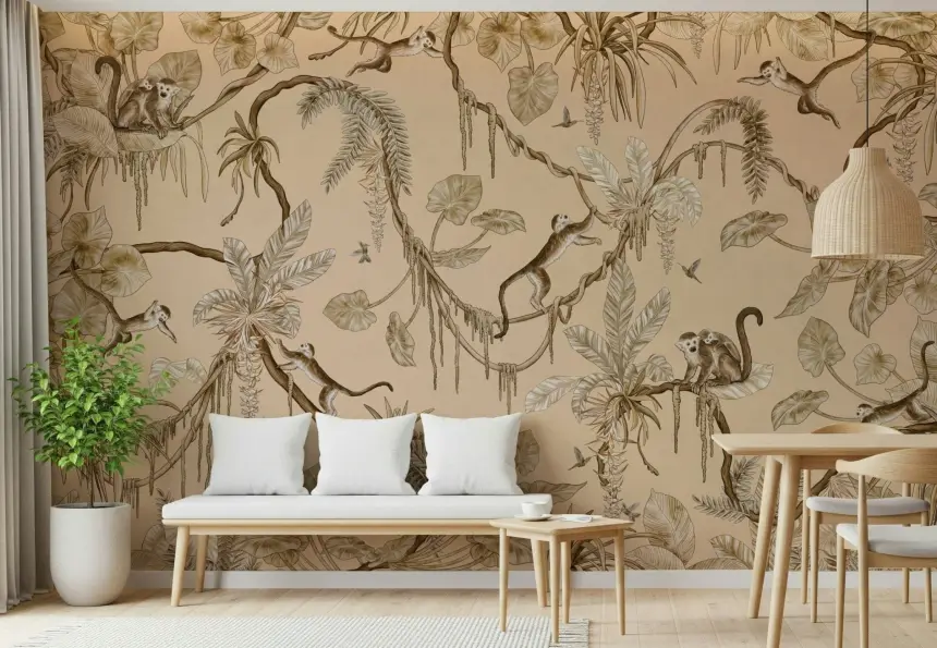 Jungle Escapade Wall Mural