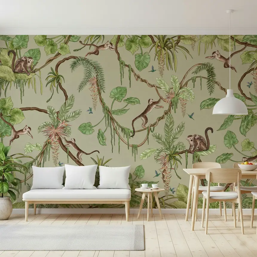 Jungle Jamboree Wall Mural