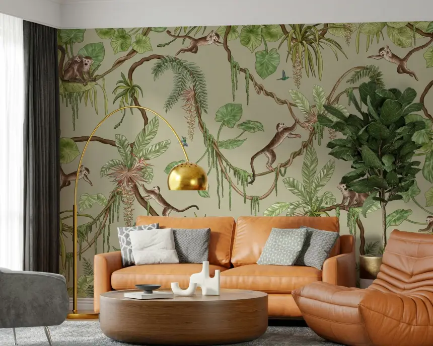 Jungle Jamboree Wall Mural