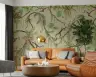 Playful Monkeys Tropical Jungle Vines Wall Mural 7