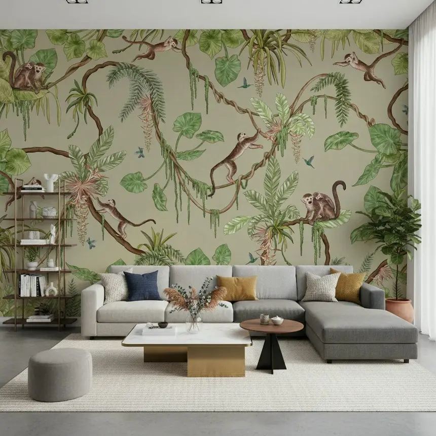 Jungle Jamboree Wall Mural