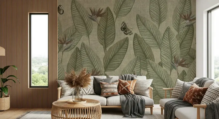 Jungle Life Antique Wall Mural