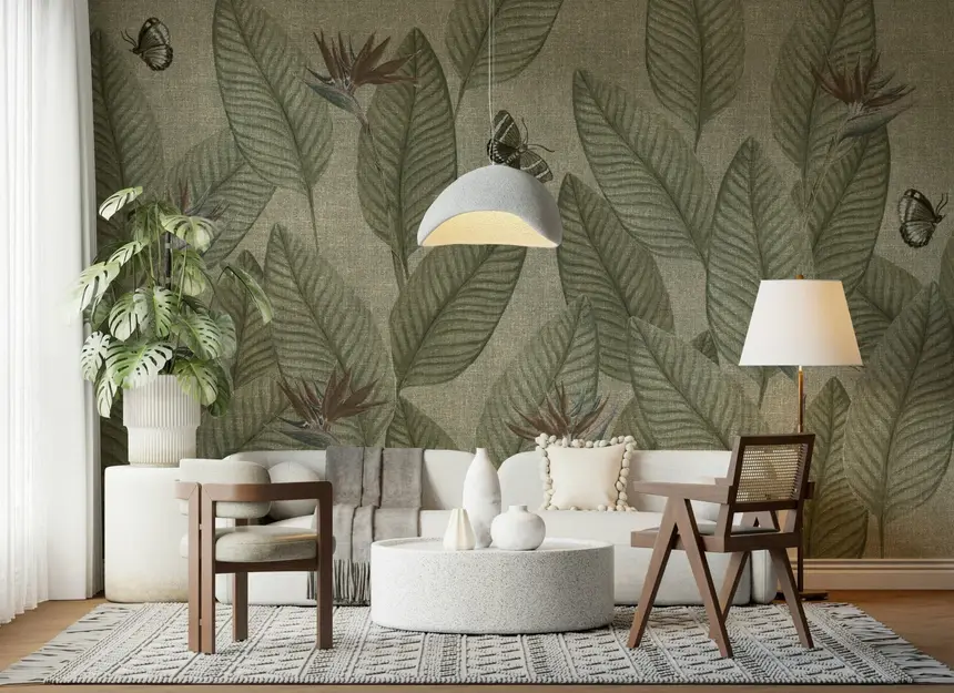 Jungle Life Antique Wall Mural