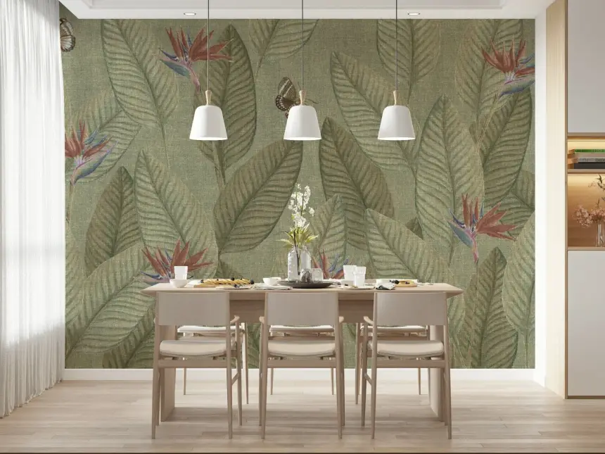Jungle Life Faded Wall Mural