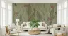 Vintage Tropical Leaves and Bird of Paradise Wall Mural 6