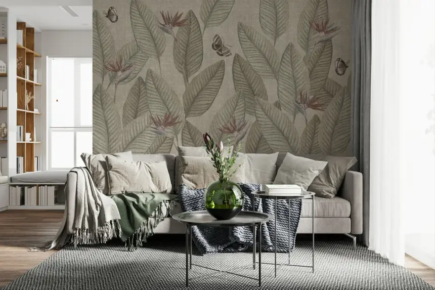 Jungle Life Muted Wall Mural