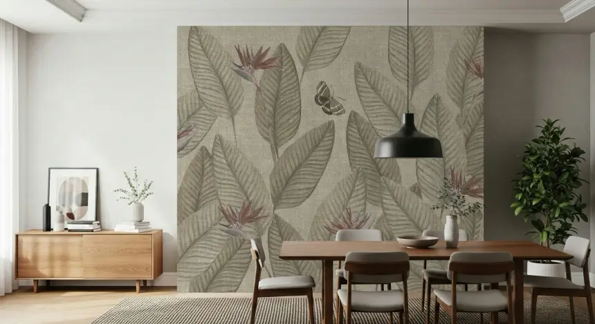 Jungle Life Muted Wall Mural