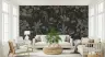 Monochrome Tropical Monkey Forest Wall Mural 8