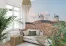 Spanish Windmills Hillside Scenic Wall Mural 6