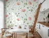 Whimsical Watercolor Floral Ladybug Wall Mural 6