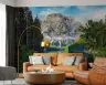 Majestic Alpine Lake Forest Wall Mural 6