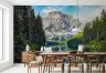 Majestic Alpine Lake Forest Wall Mural 8