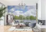 Serene Lakeside Trees Wall Mural 7