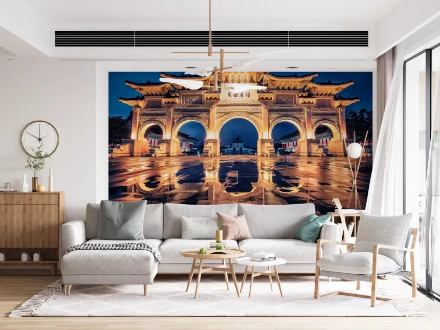 Lanterns of Taipei Wall Mural
