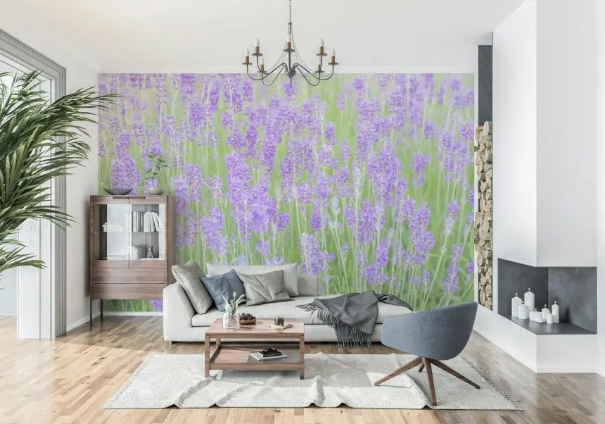 Lavender Field Dream Wall Mural