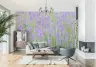 Vibrant Lavender Meadow Wall Mural 6
