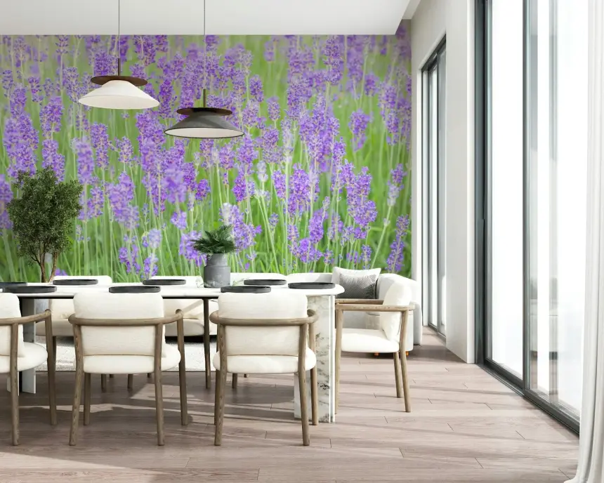 Lavender Field Dream Wall Mural