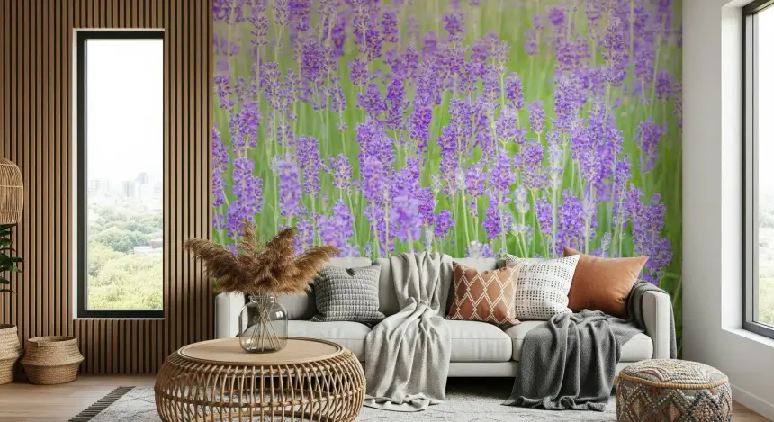 Lavender Field Dream Wall Mural