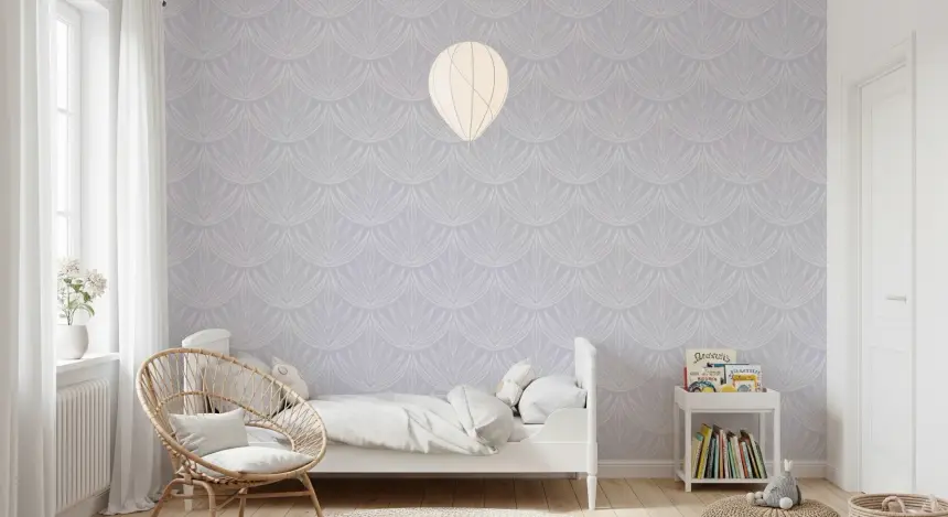 Lavender Lines Wallpaper