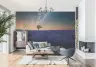 Starry Night Lavender Field Scenic Wall Mural 7