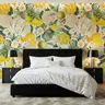 Vibrant Lemon Blossom Botanical Wall Mural 7