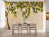Hand-Painted Lemon Tree Botanical Wall Mural 7