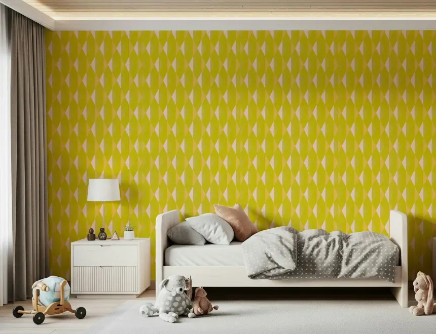 Lemon Rhombus Wallpaper