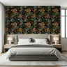 Exotic Lemur and Tropical Floral Wallpaper 7
