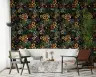 Exotic Lemur and Tropical Floral Wallpaper 8