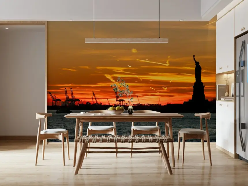 Liberty Sunset Wall Mural