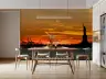 Statue of Liberty Sunset Cityscape Wall Mural 6