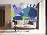 Vibrant Abstract Colour Block Wall Mural 8