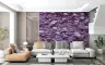 Captivating Lilac Water Lily Pond Wall Mural 8
