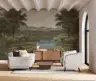 Vintage Forest River Scenic Wall Mural 6