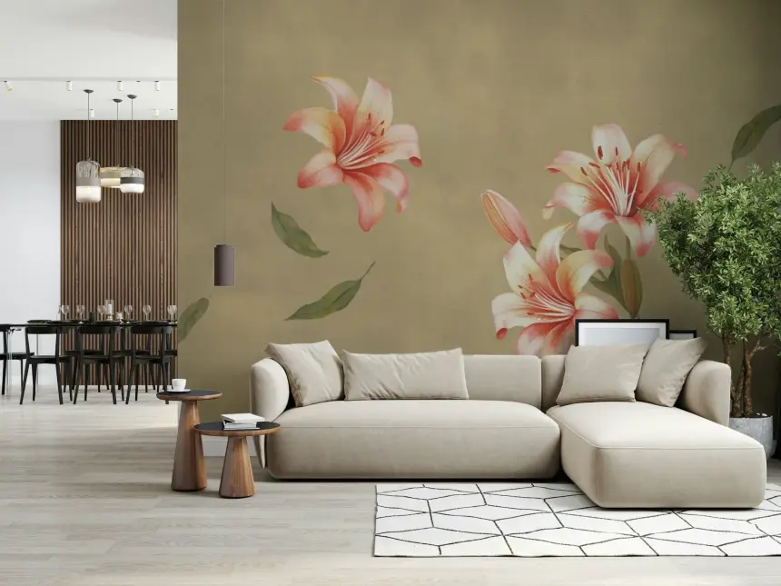 Lily Whisper Wall Mural