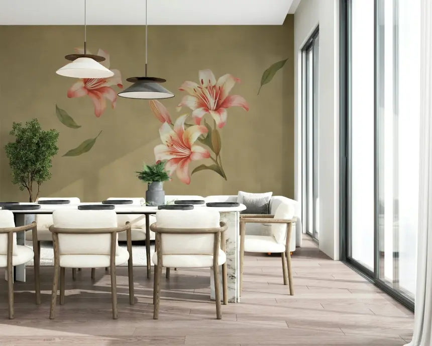 Lily Whisper Wall Mural