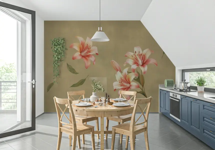 Lily Whisper Wall Mural