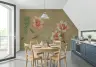 Watercolor Lily Blossom Wall Mural 7